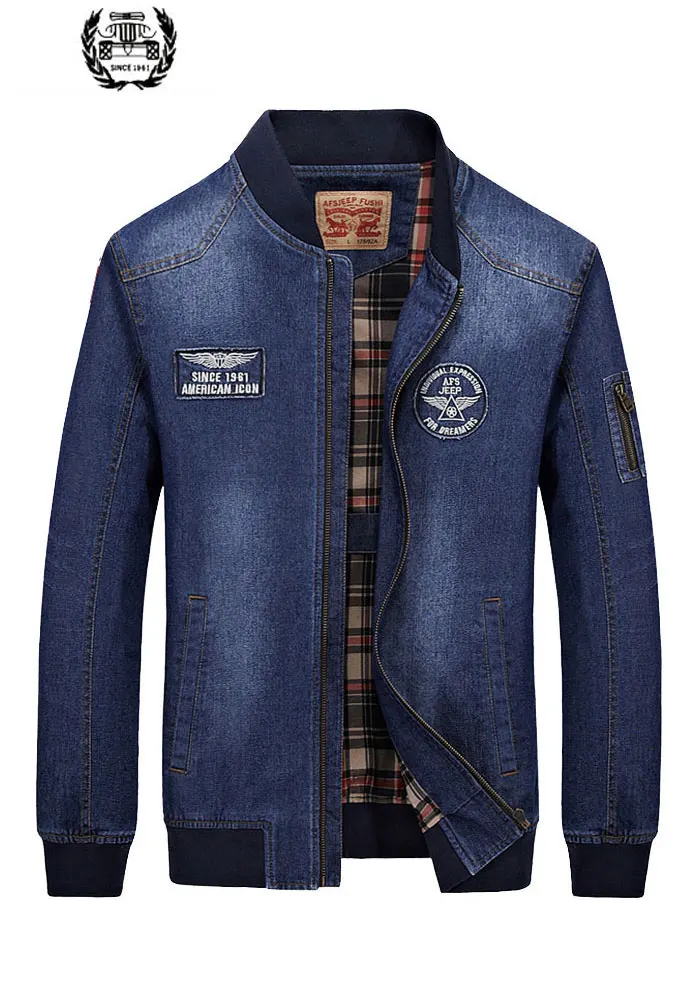 

2019 New List Autumn Brand Clothing Men Denim Jacket BLUE Jean Fashion M~3XL Overcoat Casual Jacket Coats CLOTHES Long Sleeve