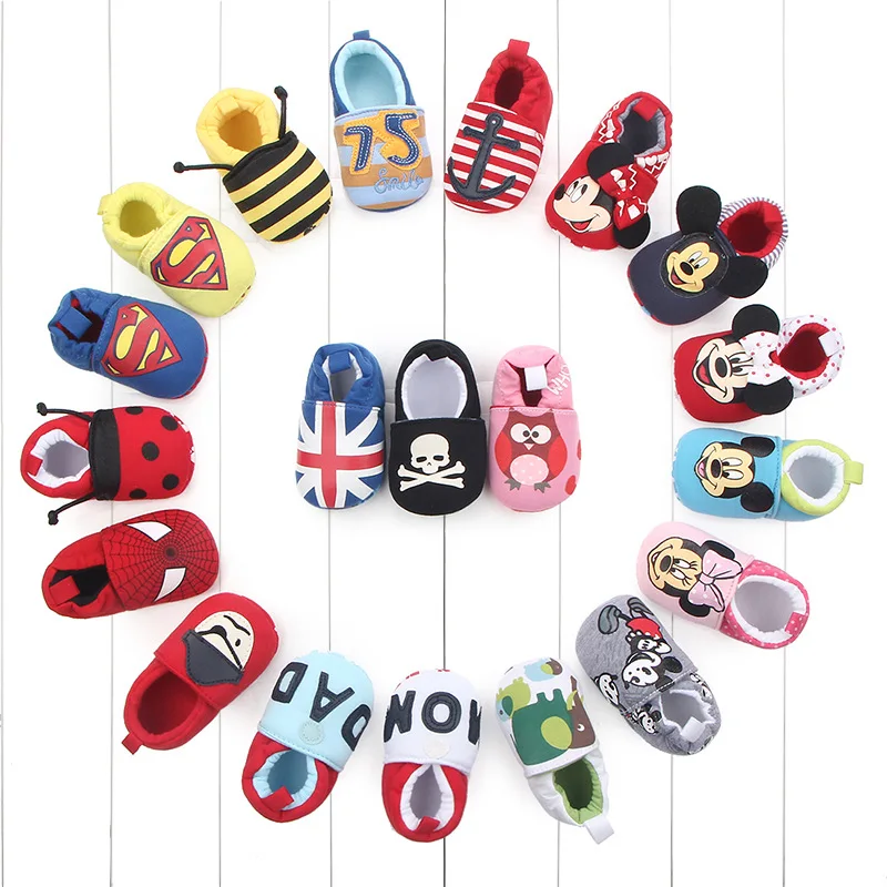 Baby Shoes First Walker Toddler Newborn Baby Boys Girls Crib Shoes Footwear Booties Cartoon Soft Sole Anti-slip Baby Child Gifts (45)