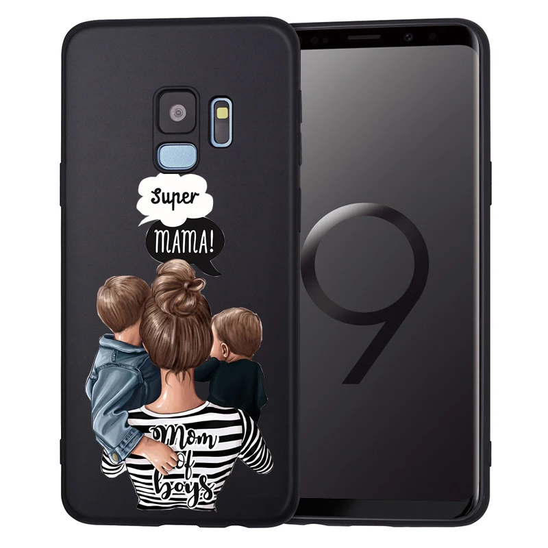 Детские Мышь I Love Mama Мышь супер для мам и дочек, чехол для телефона для samsung Galaxy S9 S8 S10 плюс S7 S6 край S10 Lite Note9 8 Семья чехол Etui