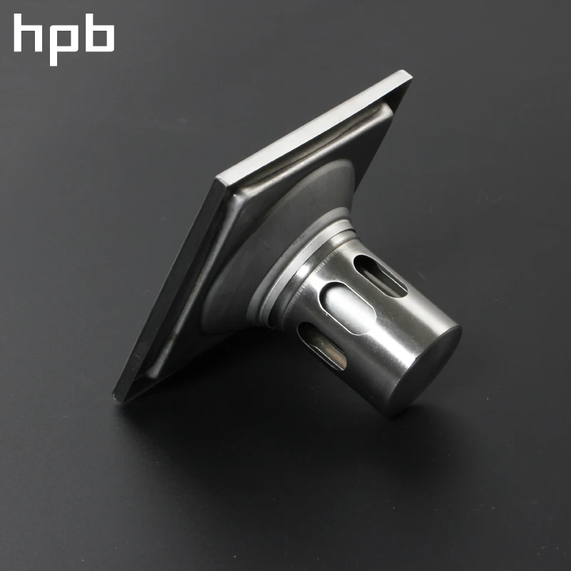HPB Solid SUS304 из нержавеющей стали душевой сток в полу 10*10 см для дезодорирующей
