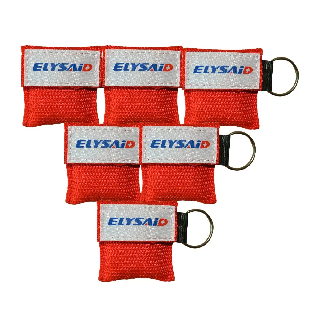 

200Pcs/Pack Logo Style Rescue CPR Mask Keychain Face Shied Resuscitator One-way Valve Mouth To Mouth Breathing Life Safe Mask