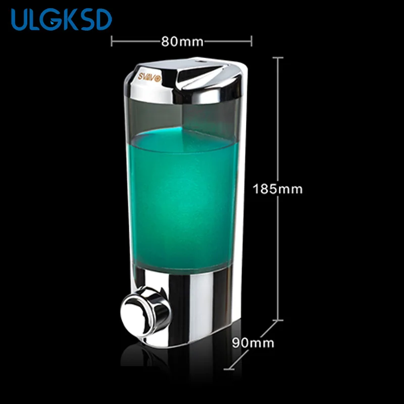 

ULGKSD 480ml-960ml Liquid Soap Dispenser Wall Mounted ABS Liquid Shampoo Shower Container Plastic Soap for Bathroom Washroom