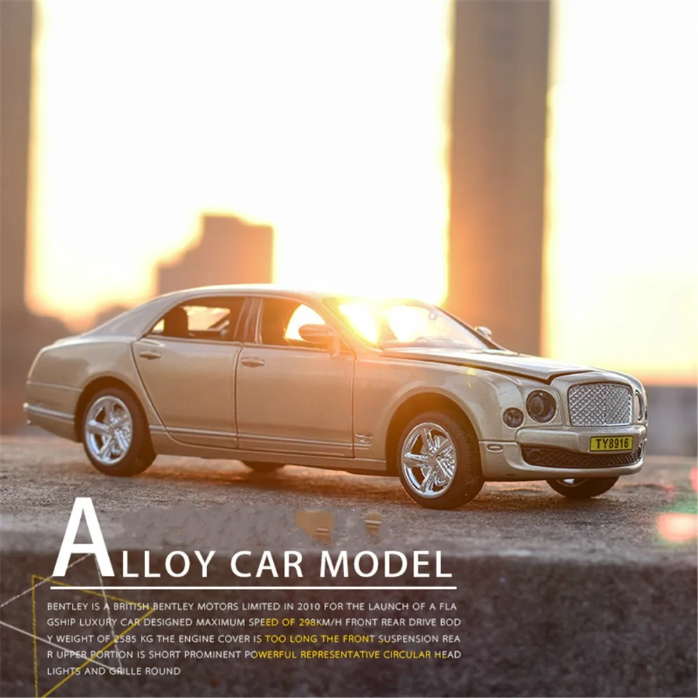 

new toy High Simulation Exquisite 1:32 Diecasts Toy Vehicles Car Styling Bentleys 1:32 Alloy Diecast Toy Friends for Kids