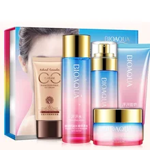 Bioaqua Гиалуроновая кислота гидратация Подарочная коробка 5 шт. набор контроль пор баланс масла Уход за лицом набор