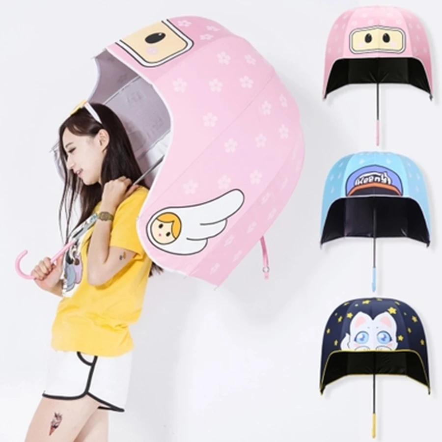 

Long Handle Umbrella Anime Umbrella UV Con Proteccion Solar Girls Umbrellas Cute Cartoon Children Beautiful Parasols 50RR304