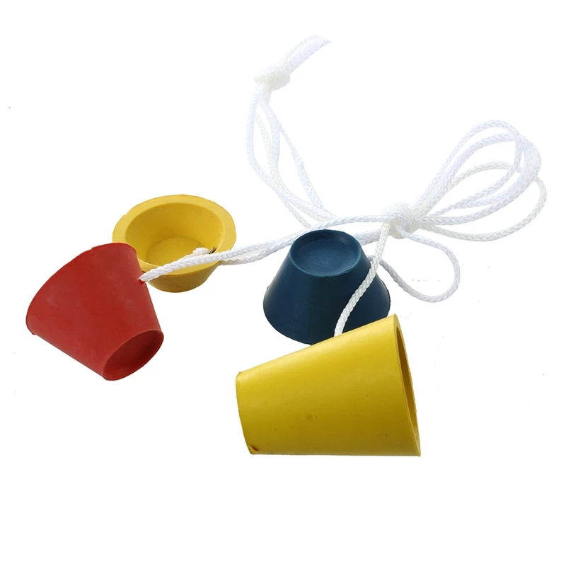 as shown 4 pcs Jumbo Rubber Winter Golf Tees - Цвет: as shown