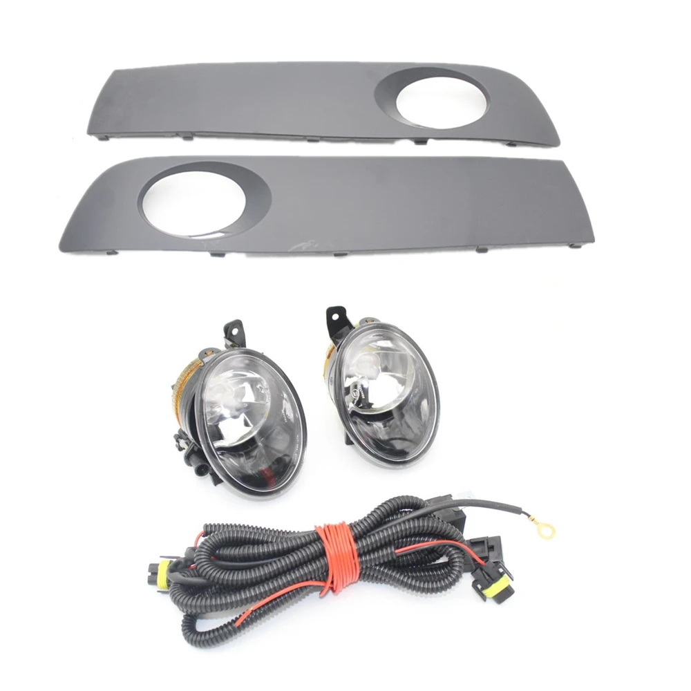 

2pcs For VW Transporter Multivan Caravelle T5 T6 2010 2011 2012 2013 2014 2015 Car Front Fog Lamp Fog Light With Grille And Wire