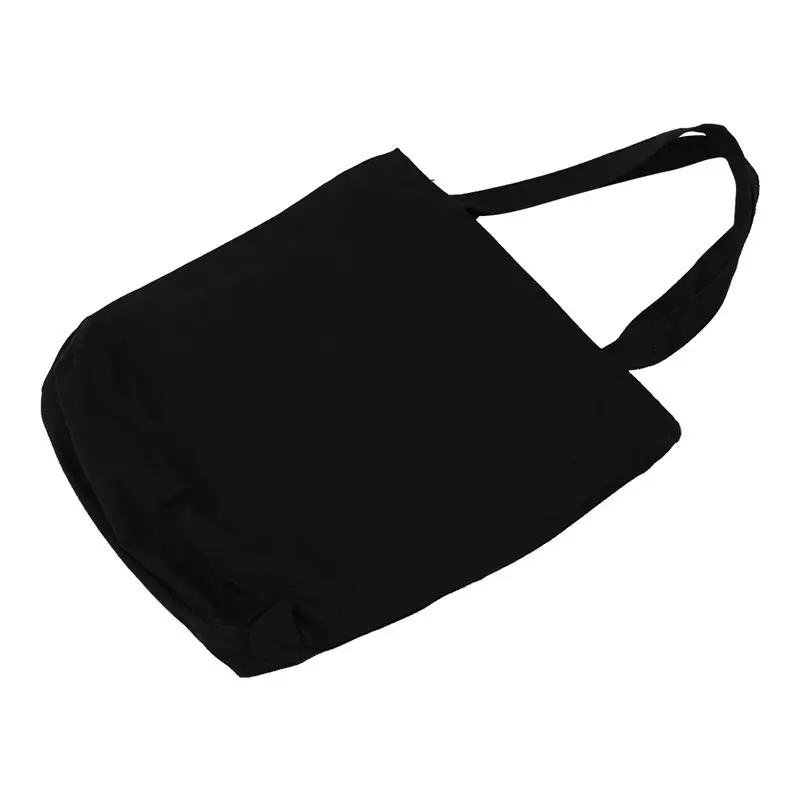 Женская Повседневная Холщовая Сумка для девочек с музыкальными нотами, сумка-тоут, сумка-шоппер, сумка на плечо, черная сумка