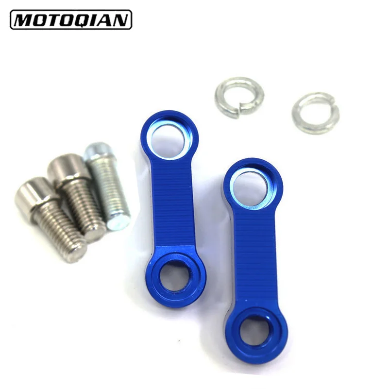 

For HONDA CB400 VTEC CB1300 CB1100 CB500F CB600F Motorcycle CNC Black Mirror Riser Extenders Spacers Extension Adapter Adaptor