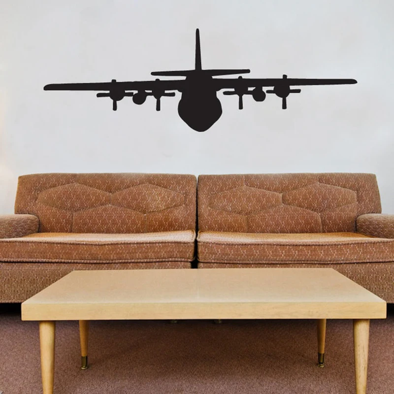 

High quality AIRPLANE Vinyl Wall Window Decal Sticker free shipping ,aircraft wall art decor
