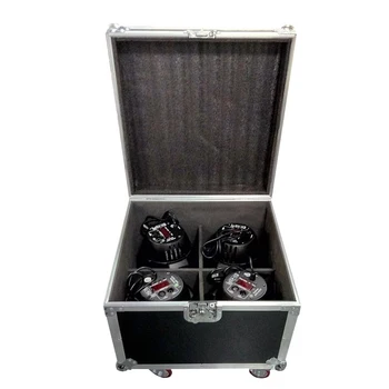 

Flight Case 4 Pieces 100W COB Light LED Aluminum Alloy Par Lighting Stage Effect Lighting For Disco Party TV Studio Show