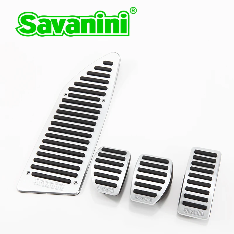 

Savanini Footrest Brake Clutch Gas Accelerator Pedal Pad for Peugeot 307/308/408 and Citroen C4L C3-XL AT/MT Elysee Car styling