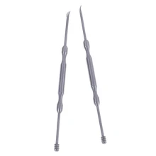 2 шт./компл. удаление ушной шприц сделано экстрактор нержавеющей иглы антибактериальное Очищение акне слуховой аппарат