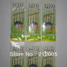 Набор крючков содержит 5 крючков, завязанных в линии PE, wth поворотное и замковое соединение