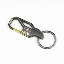 3D металлический автомобильный брелок для ключей, брелок с логотипом, авто Мода для Lada Niva Kalina Priora Granta Largus, ВАЗ, Samara, аксессуары