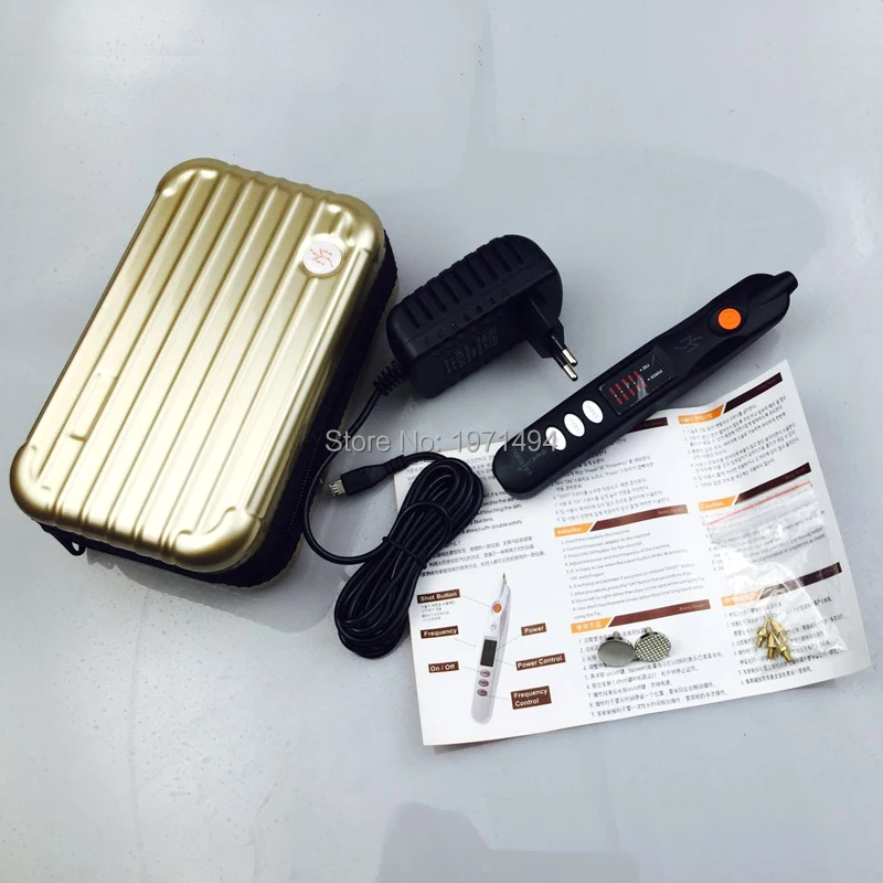 

White/black/silver/gold color Monster laser plasma pen wrinkle removal skin mole spot machine spot eyelid equipment 6pc needles