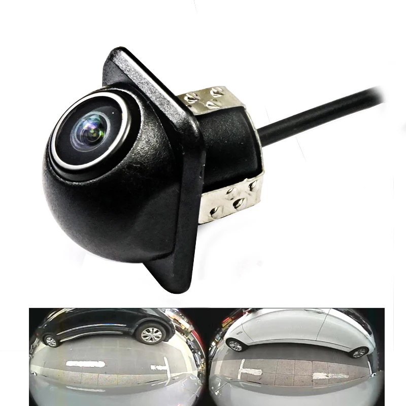 Najtaniej 180 stopni CCD HD night vision kamera samochodowa auto cofania widok z tyłu widok z przodu kamera z widokiem z boku do uniwersalnej kamery wodoodpornej