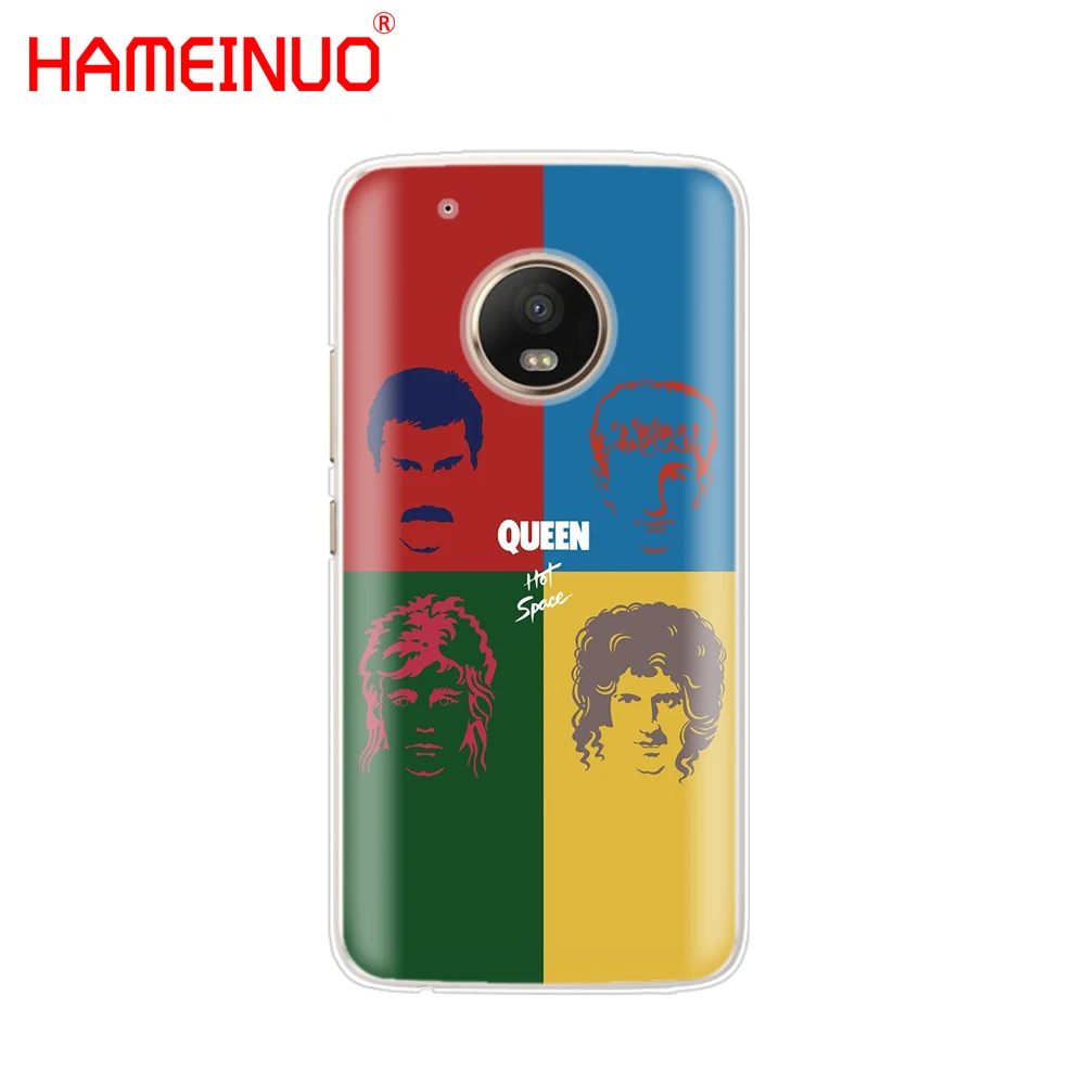 HAMEINUO Queen Rock Group чехол для телефона Motorola Moto X4 C G6 G5 G5S G4 Z2 Z3 PLAY PLUS|Бамперы| |