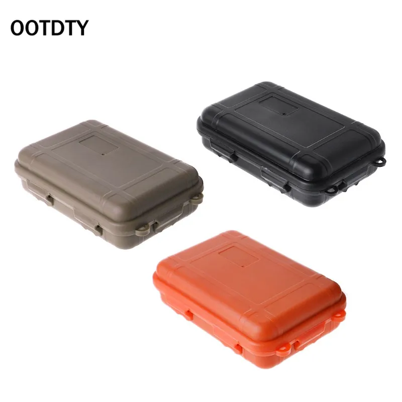 

Outdoor Shockproof Waterproof Tool Box Airtight Case EDC Travel Sealed Container