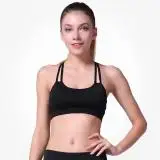 Для женщин Sexy бюстгальтер для йоги ударопрочный спортивный бюстгальтер пуш-ап для бега спортивные топы тренировки тренажерный зал Топ для