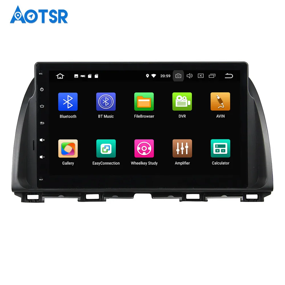 Cheap IPS Android 8.0 8 Core 4GB+32GB Car DVD Player GPS Glonass Map Radio WIFI 4G Bluetooth 4.0 For Mazda ATENZA CX-5 CX5 2012-2015 10