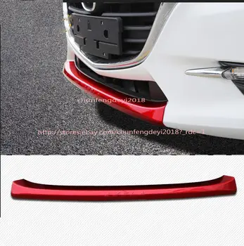 

Four-color ABS plastic front bumper Lip cover trim For Mazda 3 AXELA 2017