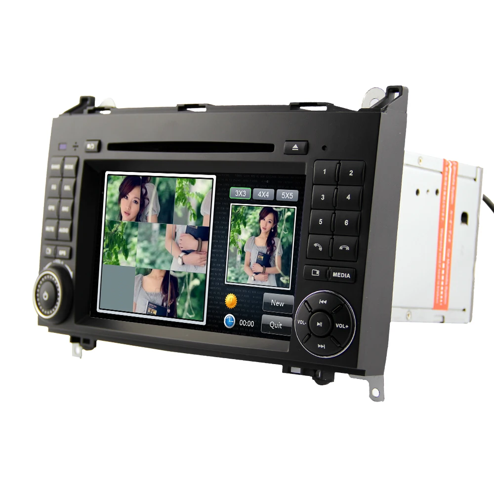 Clearance Eunavi 2 Din 7 Inch Car DVD Player For Mercedes/Benz/Sprinter/W209/W169/B200/A-class/W169/B-class/W245/B170 Wifi GPS FM Radio 1