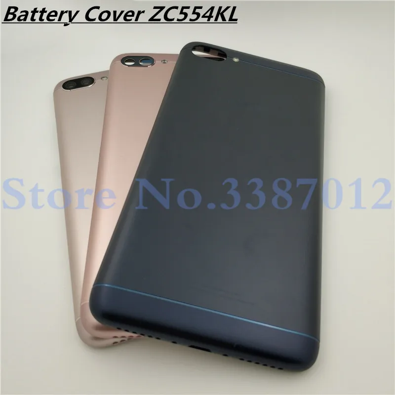 10 шт. задний корпус для Asus Zenfone 4 Max ZC554KL задняя крышка батарейный отсек с кнопками громкости питания объектив камеры