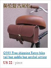 Discount E0985 Retro Bicycle hangback bag vintage saddle bag bike block package Pure cowhide Handmade Tool bag 15 Discount E0985 Retro Bicycle hangback bag vintage saddle bag bike block package Pure cowhide Handmade Tool bag 15