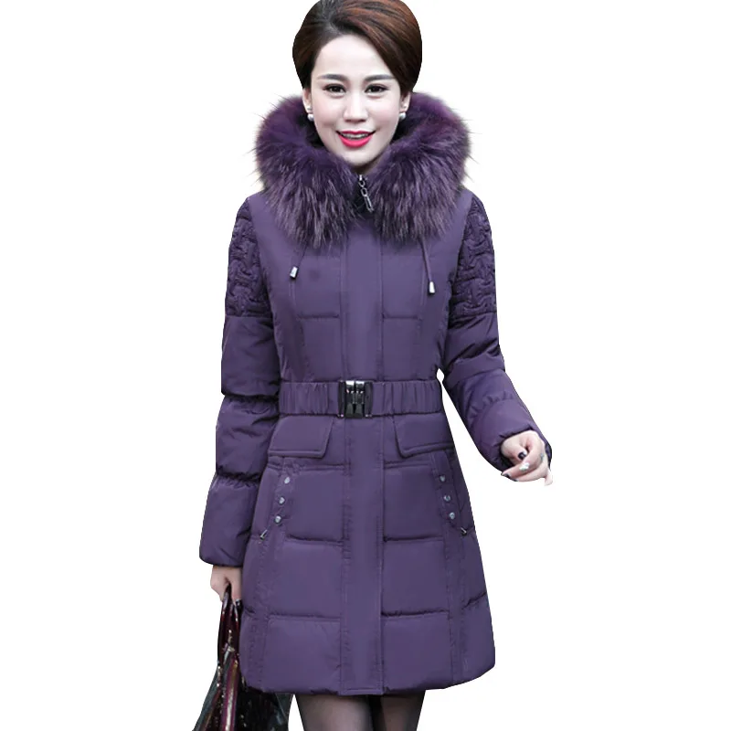 Orolay womenu0027s thickened down jacket plus size jeans