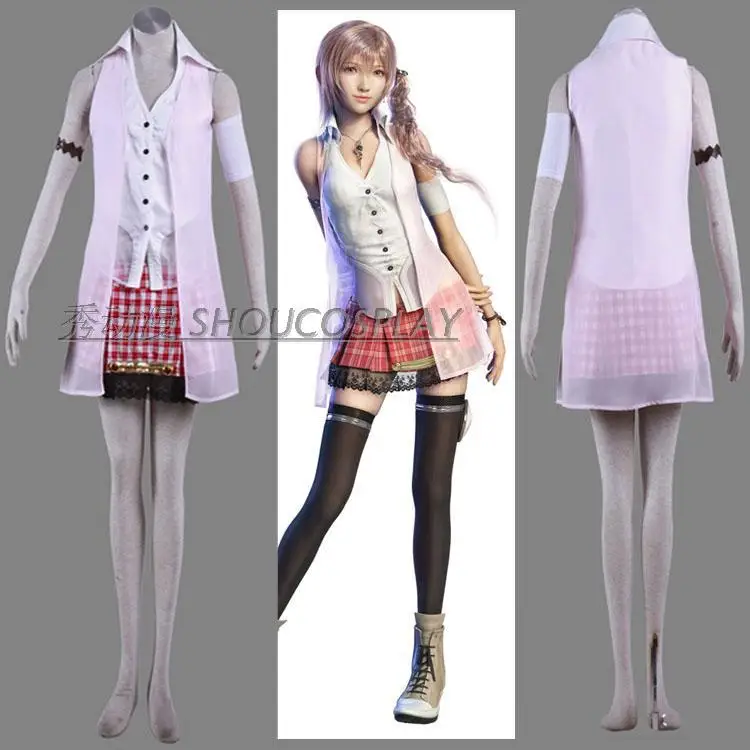 

Final Fantasy XIII FF 13 Serah Farron Cosplay Costume set