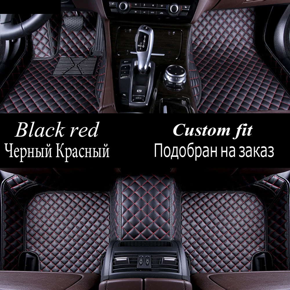 

Fox car floor mats for Skoda Octavia Superb Yeti Fabia Rapid 5D heavy duty car styling carpet floor liner