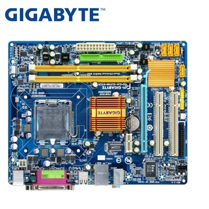Материнская плата GIGABYTE GA-G31M-ES2C для настольного ПК G31 Socket LGA 775 Core 2 DDR2 4G Micro ATX
