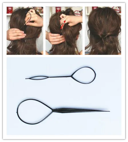 2 PCS/Lot Tail Hair Braiding Machine Clips For Hair Curler Styling Tools For Hair Accessorios Hair Styling Hot Sale