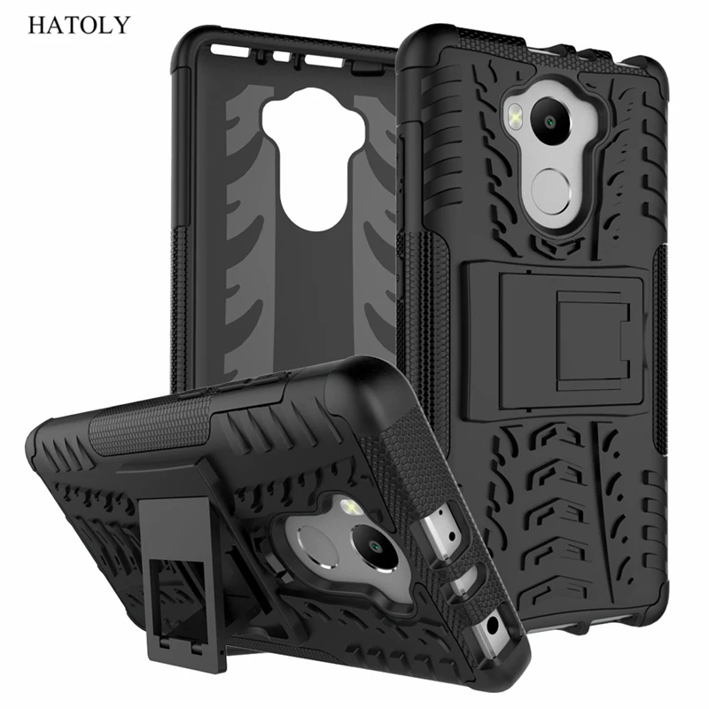 HATOLY For Cover Xiaomi Redmi 4 Pro Case Armor Shockproof Silicone Hard Plastic / with Holder &lt | Мобильные телефоны и