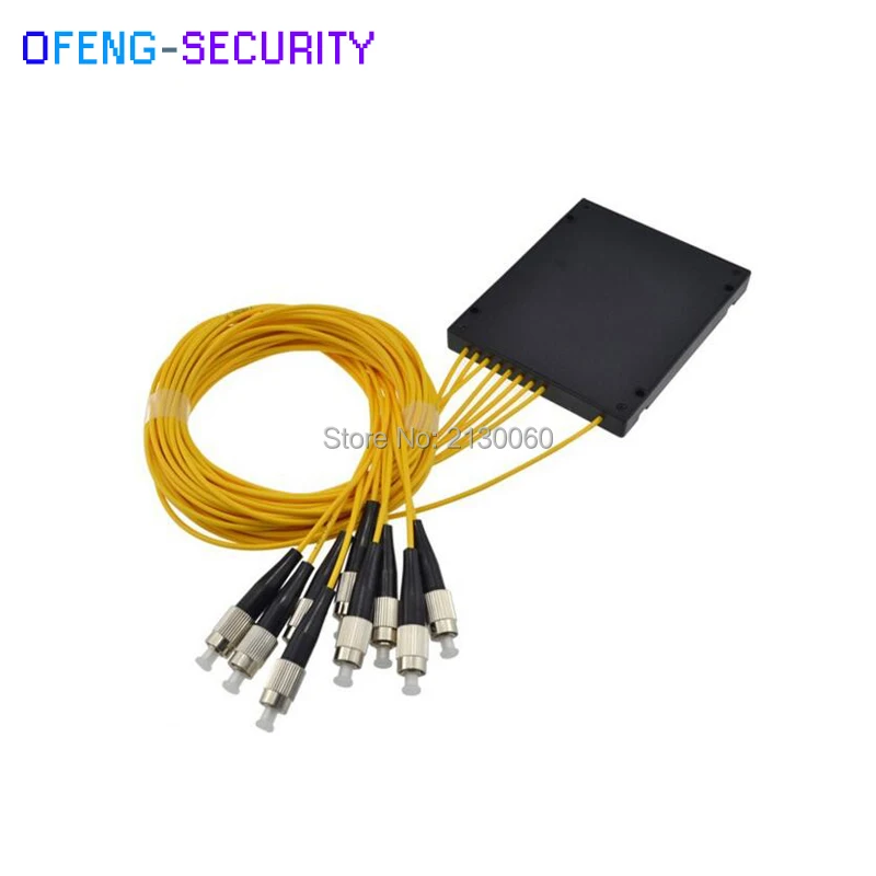 

FC UPC PLC Splitter 1X 8 Single mode FC splitter fiber optic 1x8 FC upc plc splitter/ 1x8 Single mode plc splitter