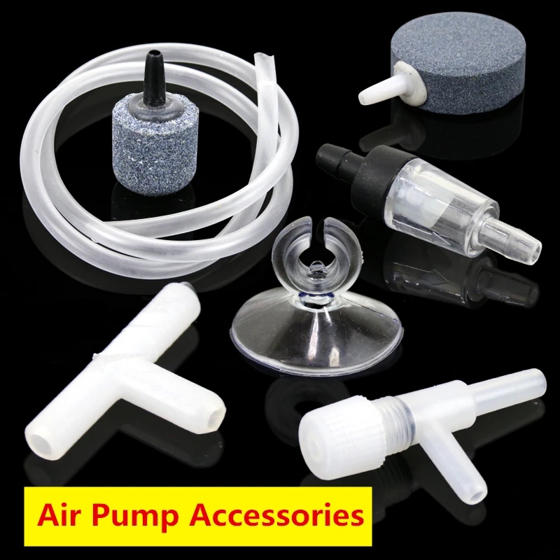 

Air Pump Accessories Suction Cup Holder One Way Non-Return Check Valve Air Stone Bubble Disk 3 2 Ways Joints Oxygen Pump Hose