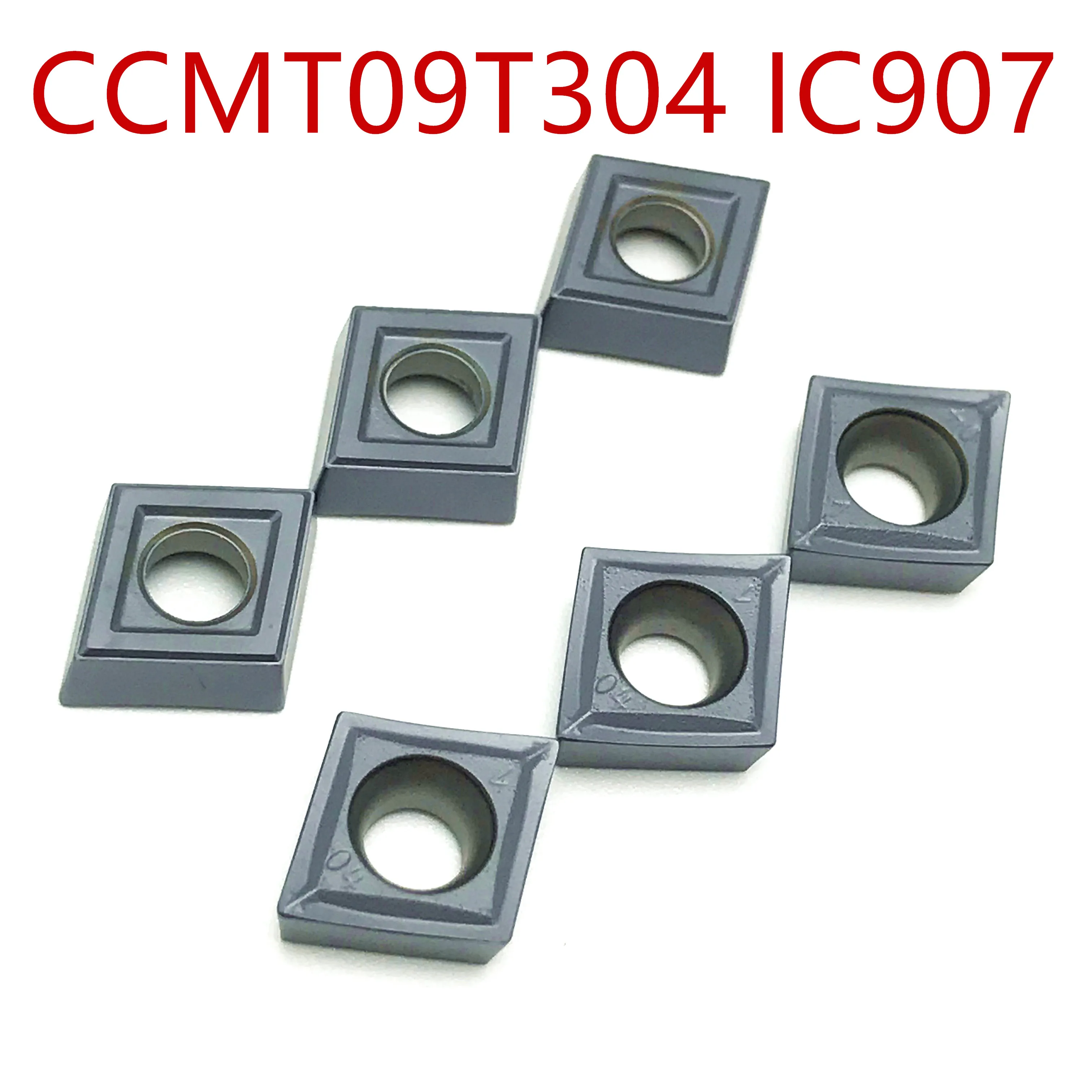 Токарный инструмент CCMT09T304 SM IC907 твердосплавные пластины CCMT 09T304 для токарного