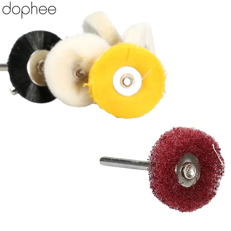 Dophee аксессуары для Dremel войлочный полировальный круг диск заусенцы щетки