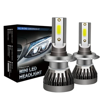 

2 PCS H7 Car Headlight Mini Lamp LED Bulbs Car Headlamps Kit 6000k LED Lamp for Car Truck SUV RV HID Headlight