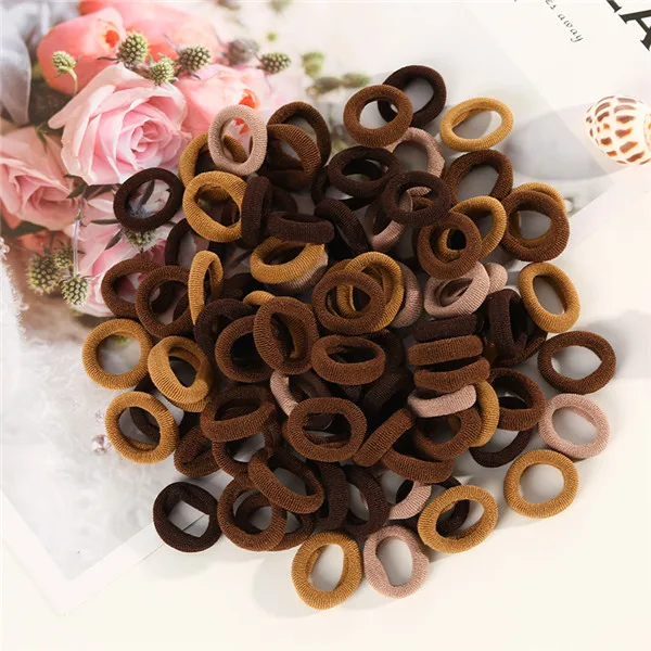 wedding hair clips 50/100pcs Baby Girls Colorful Small Elastic Hair Bands Children Ponytail Holder Kids Headband Rubber Band Mini Hair Accessories Hairclip