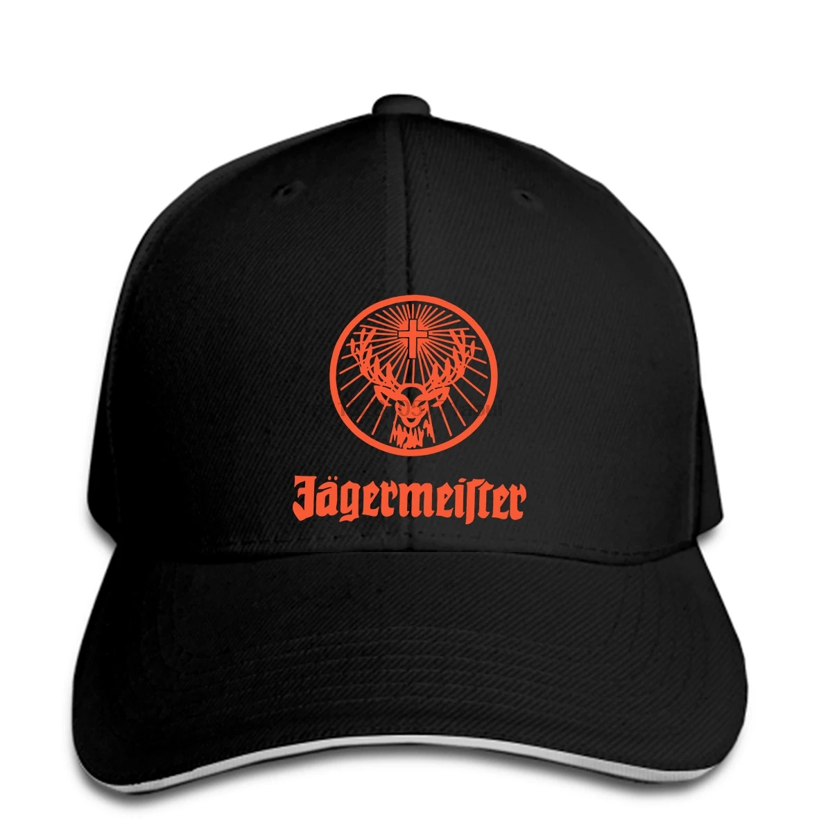 Бейсболка Новинка Jagermeister черные бейсболки с оранжевым логотипом алкоголь напиток ликер коктейль