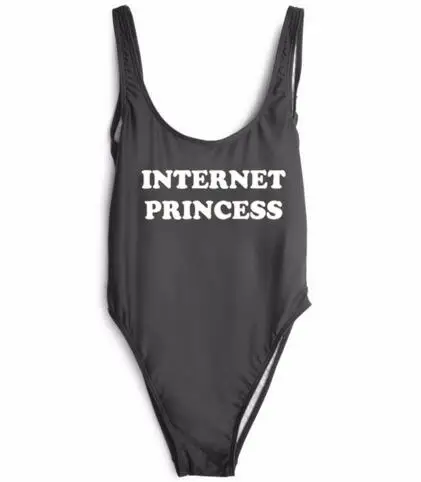Интернет купальники для принцессы купальный костюм женский сексуальный комбинезон с открытой спиной цельный костюм Монокини Customn