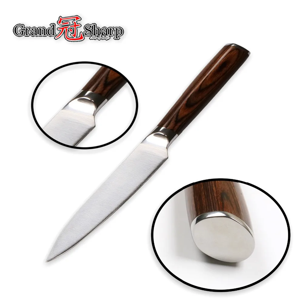  4 Pcs Steak Knife Set GERMAN DIN1.4116 Molybdenum Vanadium Steel Kitchen Knife Set Gift Box Wedding - 32863755454