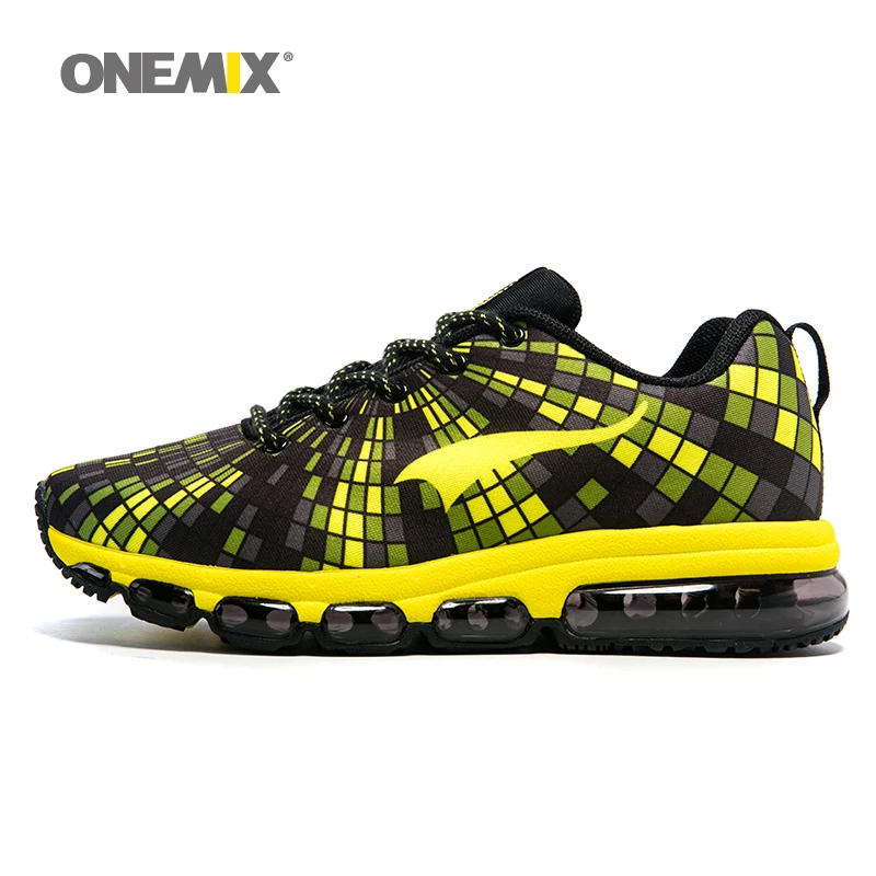 ONEMIX Men Running Shoes Elastic Female Sport Sneaker Lightweight Couple Athletic Shoes chaussures hommes Unisex Adult shoes
