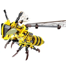 Имитация насекомых DIY Модель пчелы строительные блоки Развивающие игрушки для детей Technic кирпичи Набор Обучающие игрушки для детей
