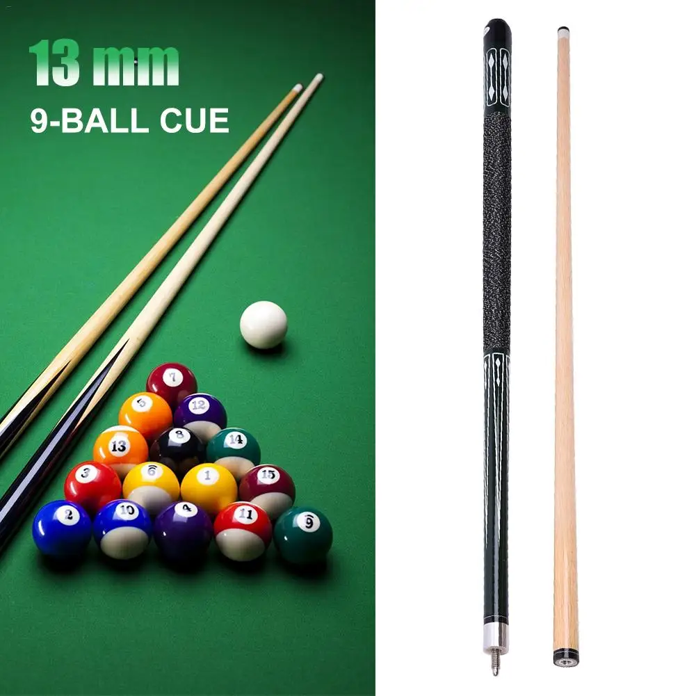 

13MM Cue Tip Green Hardwood Maple Billiard Pool Cue Stick Double Joints Durable Comfortable Cue Stick Sports Entertainment