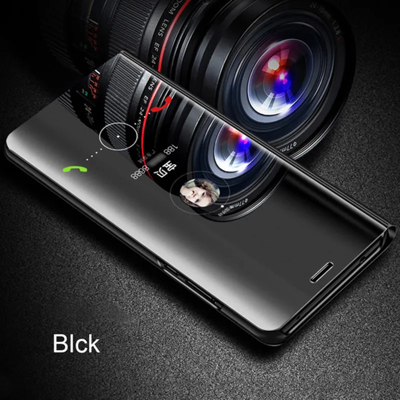 Умный зеркальный флип-чехол для Xiaomi Mi 8 8SE кожаный Прозрачный чехол Pro Mi8 Lite |
