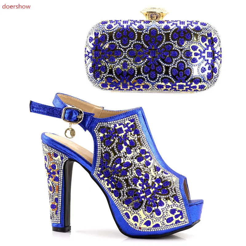 

doershow African Shoes and Matching Bags Italian top Quality Shoes Italian Shoes and Bags to Match Shoes with Bag Set SJCC1-7