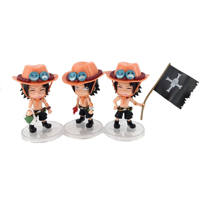 3 шт./компл. Аниме One Piece Monkey D Luffy ACE stratwhat Boa Hancock экшн фигурка Коллекционная модель